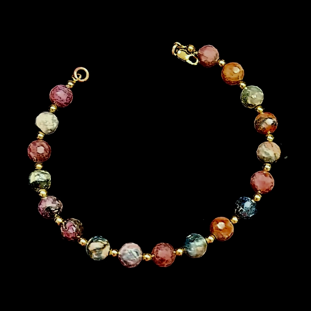 Faceted Tourmaline Bracelet